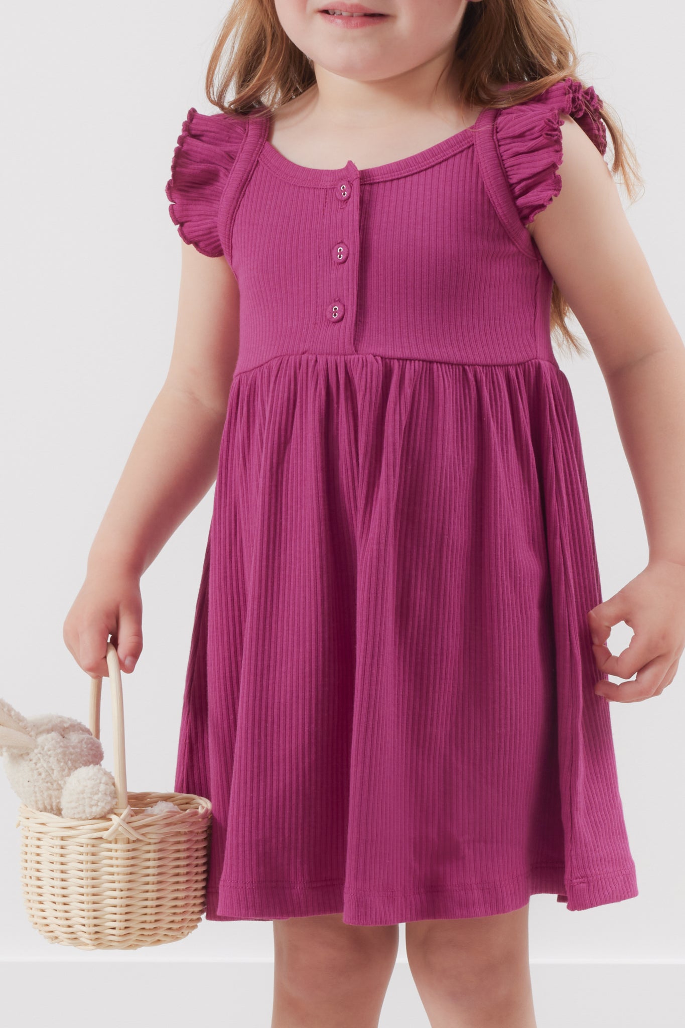 Stylish Cozy Summer Dress in Raspberry Red - Perfect for Beach Vacations, Picnics & Casual Outings