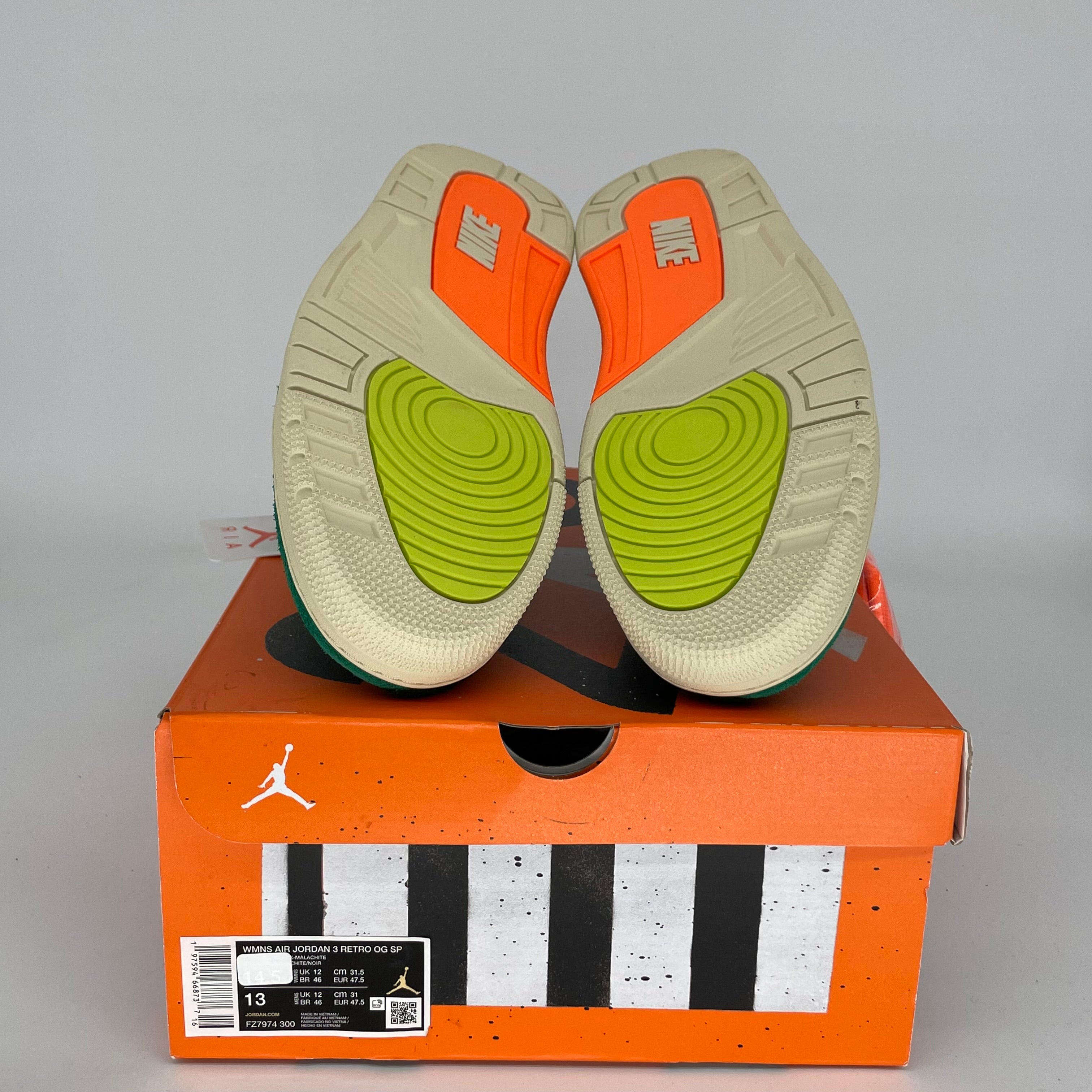 **Nike Air Jordan 3 Retro Nina Chanel Abney Bicoastal Women's Size 13/14.5W Sneakers FZ7974-300 – Stylish & Comfortable for Casual Wear, Street Fashion & Sneaker Collectors**