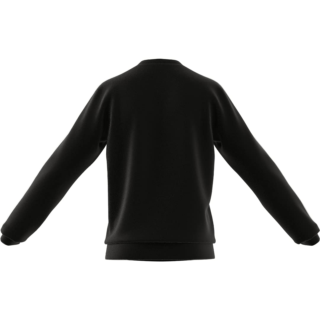 Adidas Men's Essentials Fleece 3-Stripes Sweatshirt | Comfortable Cotton Pullover Hoodie for Casual Wear, Gym & Street Style | Perfect for Workouts, Lounging & Everyday Fashion