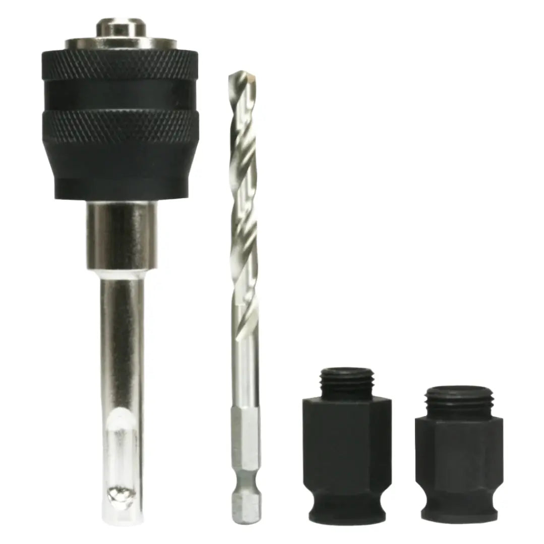 Diablo DHSARSDS SDS Plus Rotary Hammer Drill Bit Set with HSS G Pilot Drill & 2 Adapter Nuts - Perfect for Concrete, Masonry & Tile Drilling in Construction & DIY Projects