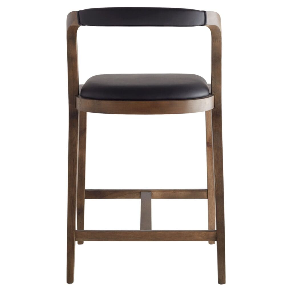 Cyan Design 11381 Caralia Bar Stool in Black - Modern Kitchen Counter Stool for Dining Room, Bar, or Breakfast Nook
