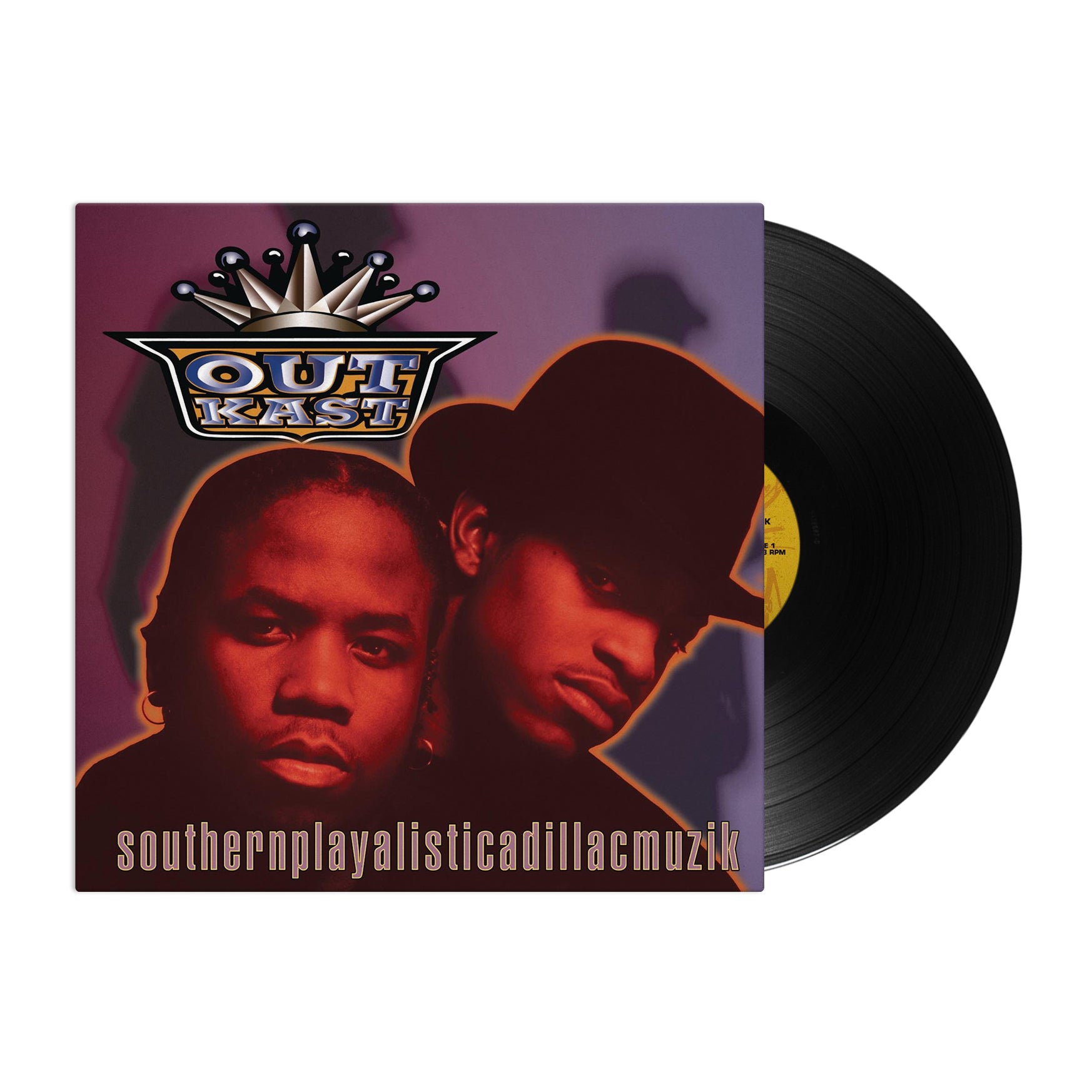 Southernplayalisticadillacmuzik Vinyl LP Record - Classic Southern Hip Hop Album by OutKast - Perfect for Music Collectors & Vinyl Enthusiasts