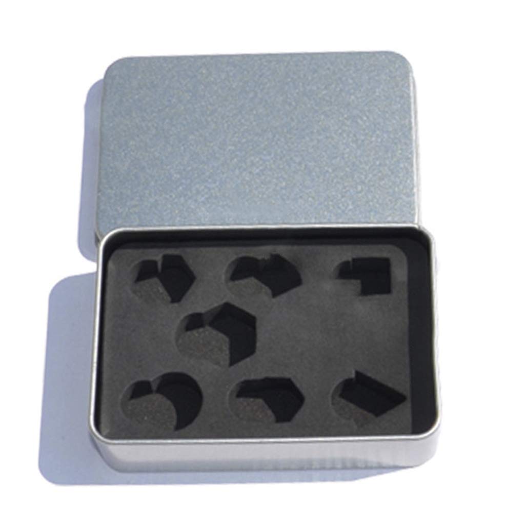 Premium Metal Trading Card Storage Box - Organizer Case for Playing Cards, Gaming Cards & 7pcs Dice - Durable Empty Card Holder for Collectors & Gamers - Perfect for MTG, Pokémon, Yu-Gi-Oh! & Board Game Nights