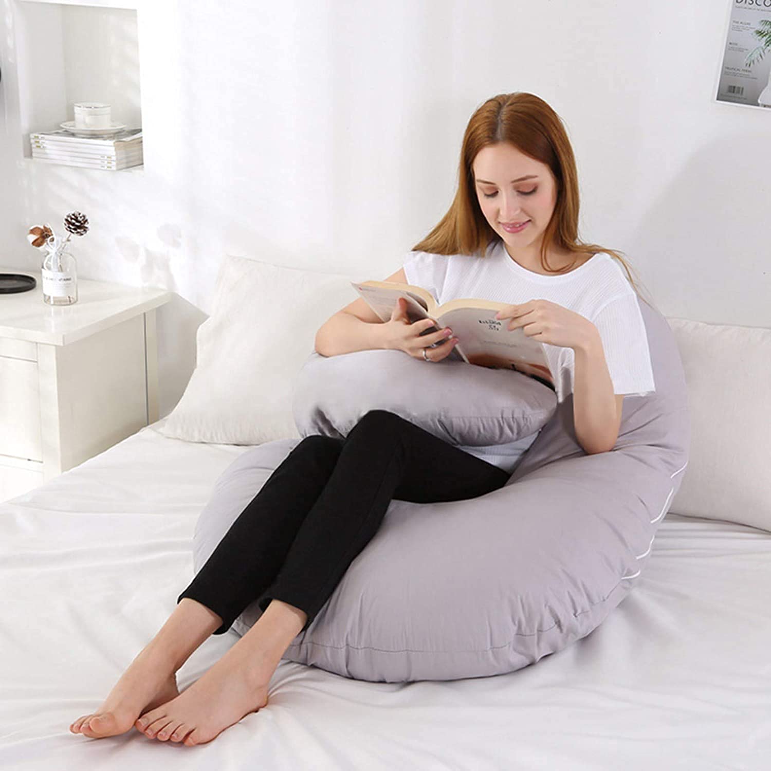 **C-Shaped Maternity Body Pillow for Pregnancy - Full Body Support for Back, Hips & Side Sleeping - Comfortable Pregnancy Pillow for Pregnant Women - Ideal for Relaxation, Nursing & Pain Relief**
