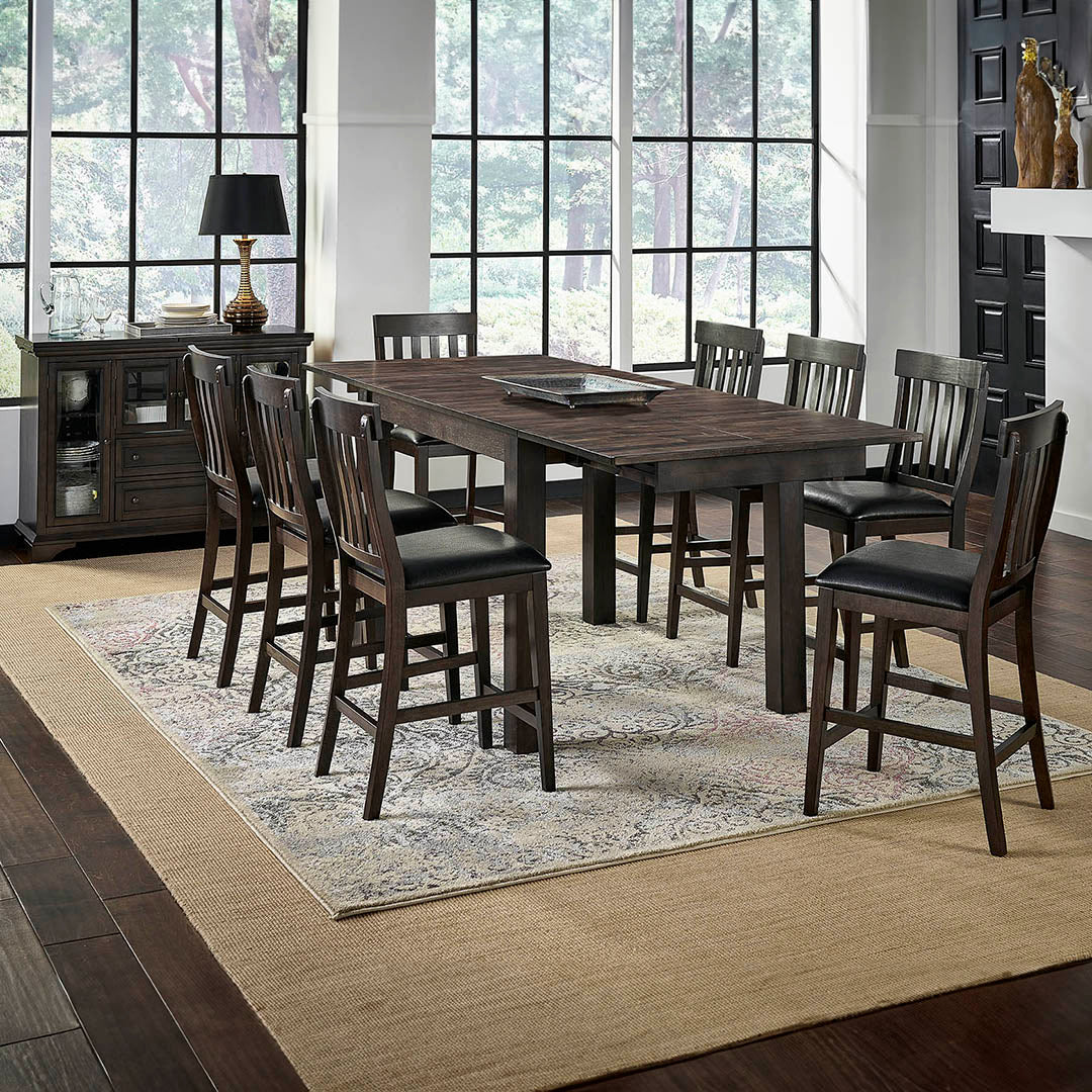 Mariposa Counter Stool - Modern Bar Stool with Back Support, Adjustable Height & Swivel Base for Kitchen Island, Breakfast Bar & Home Decor