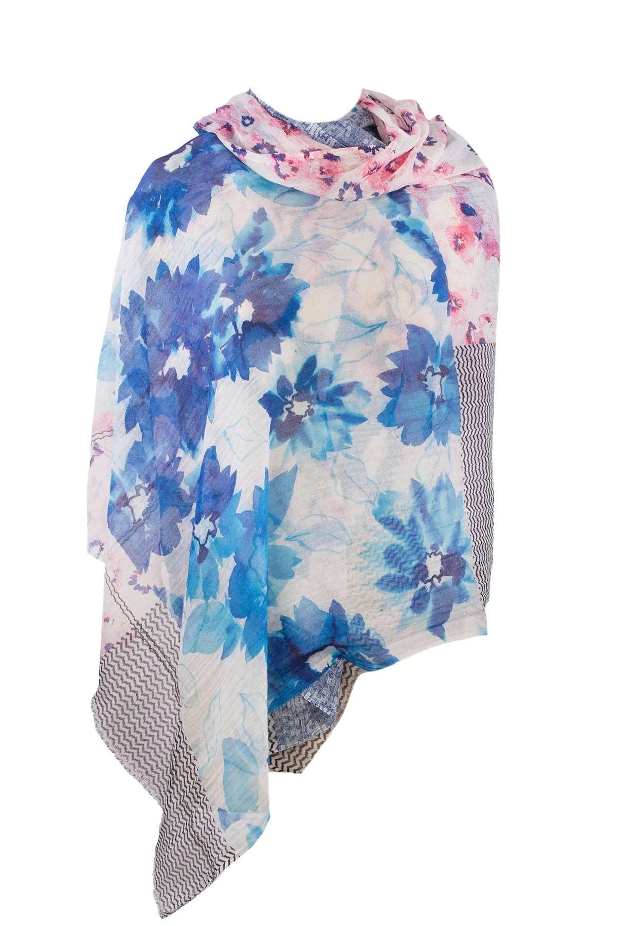 Bahama Breeze Scarf - Lightweight Summer Fashion Accessory for Women | Beach Cover Up, Travel Wrap & Boho Style Outfit Enhancer