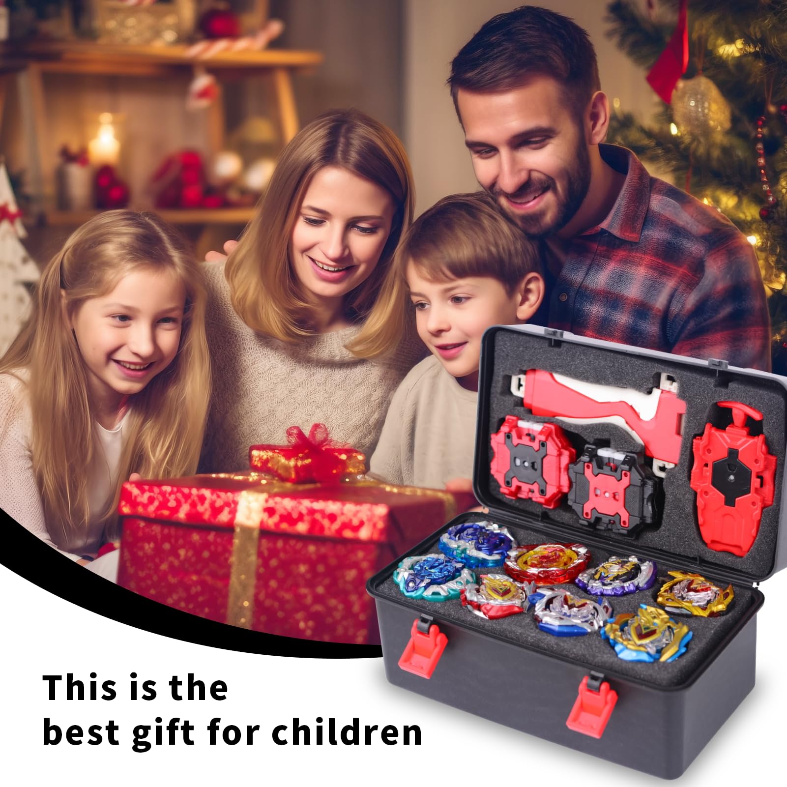 Beyblade Burst Battle Top Set - 12 Spinning Tops with 3 Launchers & Storage Case | Competitive Gyro Toy Game for Kids Ages 6+ | Perfect for Playdates, Birthday Gifts & Family Game Nights