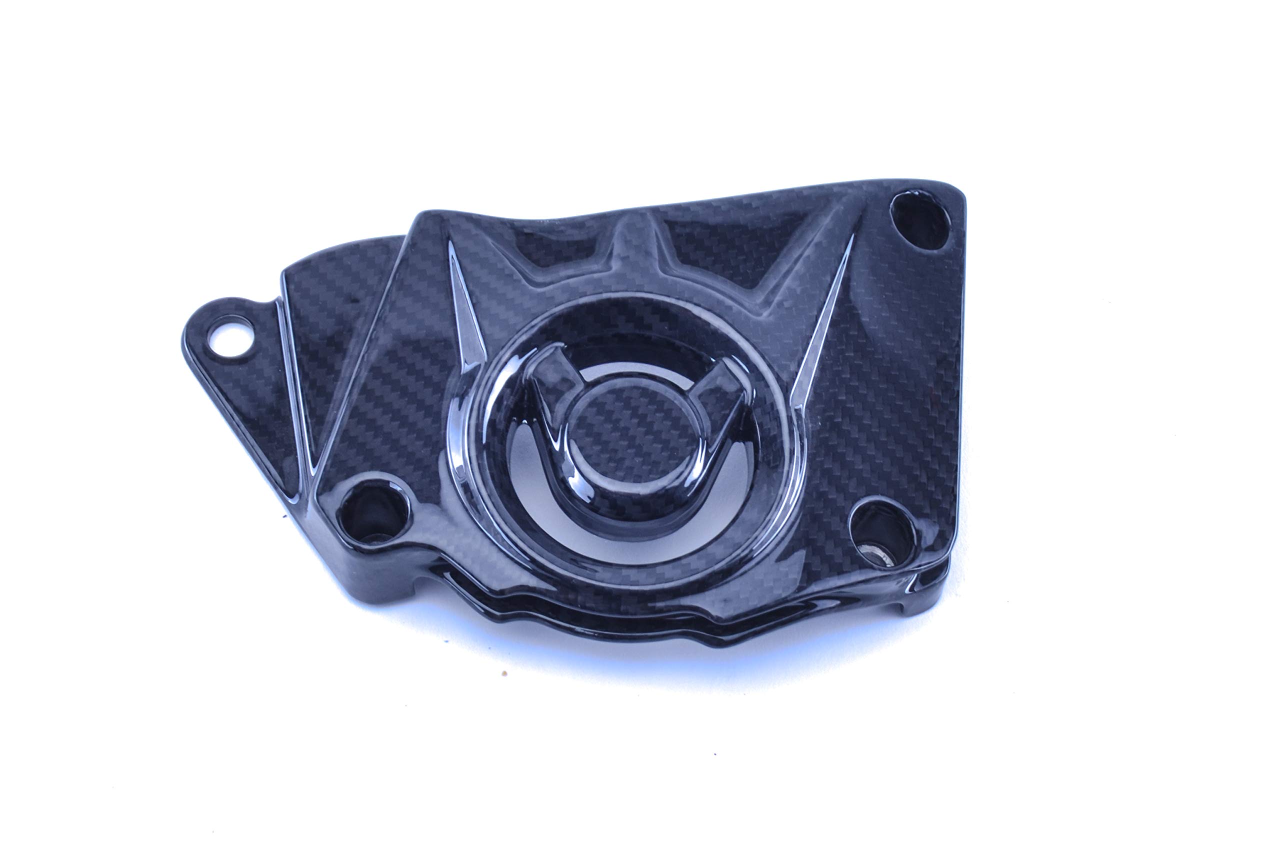 Bestem Carbon Fiber Sprocket Cover Twill Weave for 2015-2019 BMW S1000RR Motorcycle - Lightweight & Durable Aftermarket Part for Racing & Street Performance