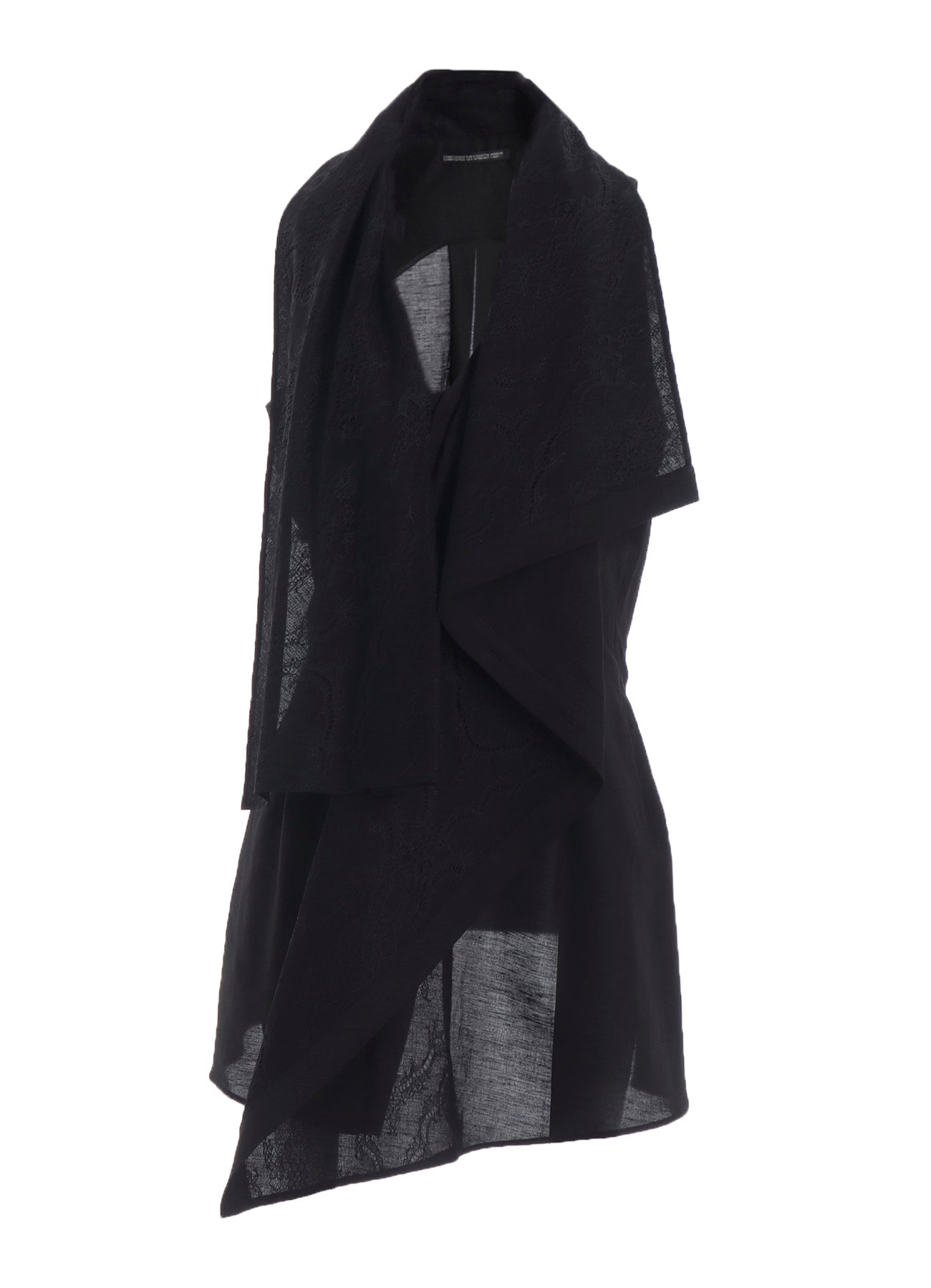 Stylish C/Li Gabardine Draped Long Vest for Women - Elegant Layering Piece for Office, Casual Outfits & Evening Wear