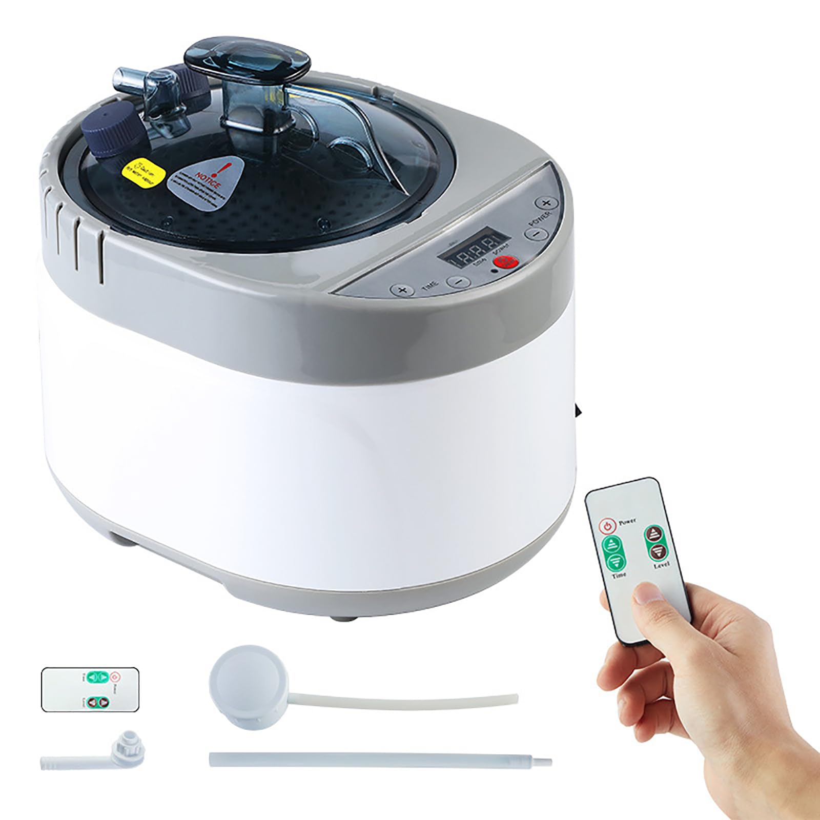 Portable Sauna Steamer 2000W with Remote Control & Timer - Full Body Therapy for Stress Relief & Relaxation | Home Spa, Detox, Weight Loss & Muscle Recovery