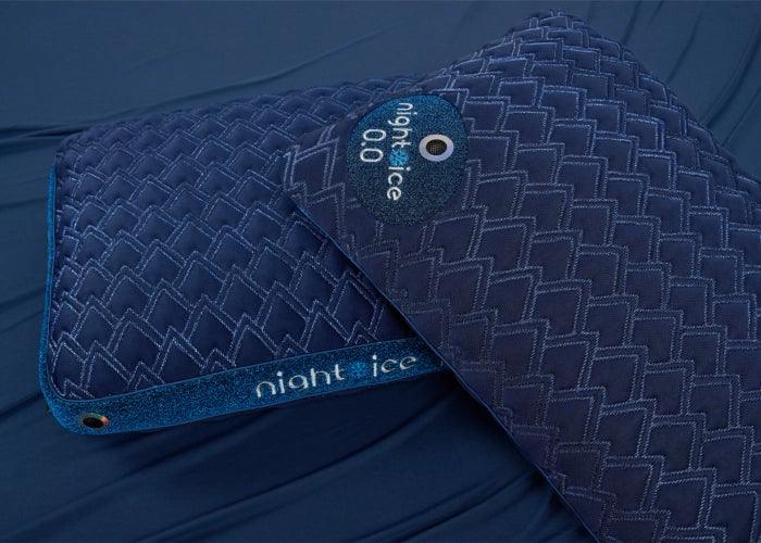 Night Ice 2.0 Cooling Gel Pillow - Queen Size for Hot Sleepers | Breathable Memory Foam Pillow for Side, Back & Stomach Sleepers | Perfect for Night Sweat Relief & Neck Pain