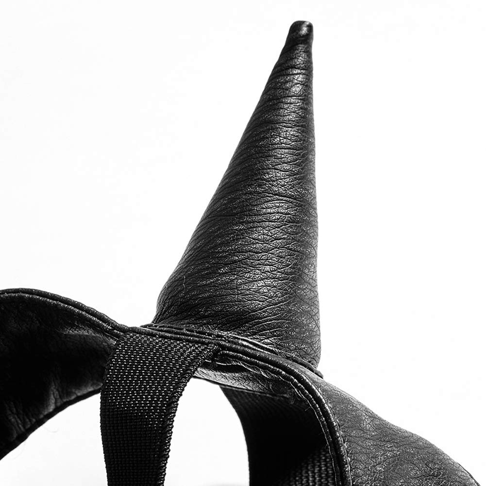 Steampunk Rider Sling Rope Mask - Black Gothic Cosplay Mask for Winter Riding, Anime Conventions & Masquerade Balls | Perfect for Halloween, LARP & Themed Parties