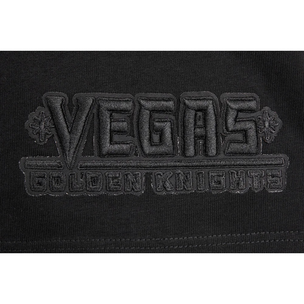 Men's Pro Standard Vegas Golden Knights CJ All Black Drop Shoulder T-Shirt | NHL Hockey Fan Apparel | Game Day & Casual Wear