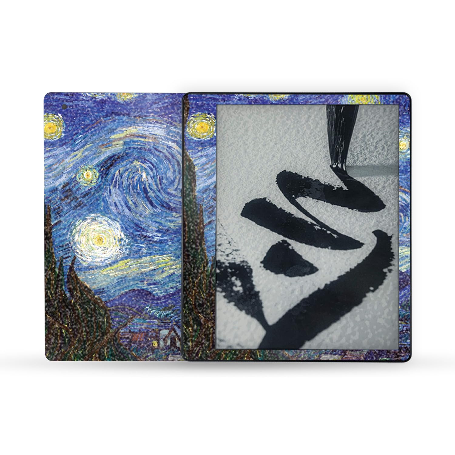 MightySkins Glossy Glitter Protective Skin Wrap for Amazon Kindle Scribe (2022) - Starry Night Design | High-Gloss Sparkle Finish | Easy Application | Made in USA | Perfect for Reading, Travel & Gift Giving