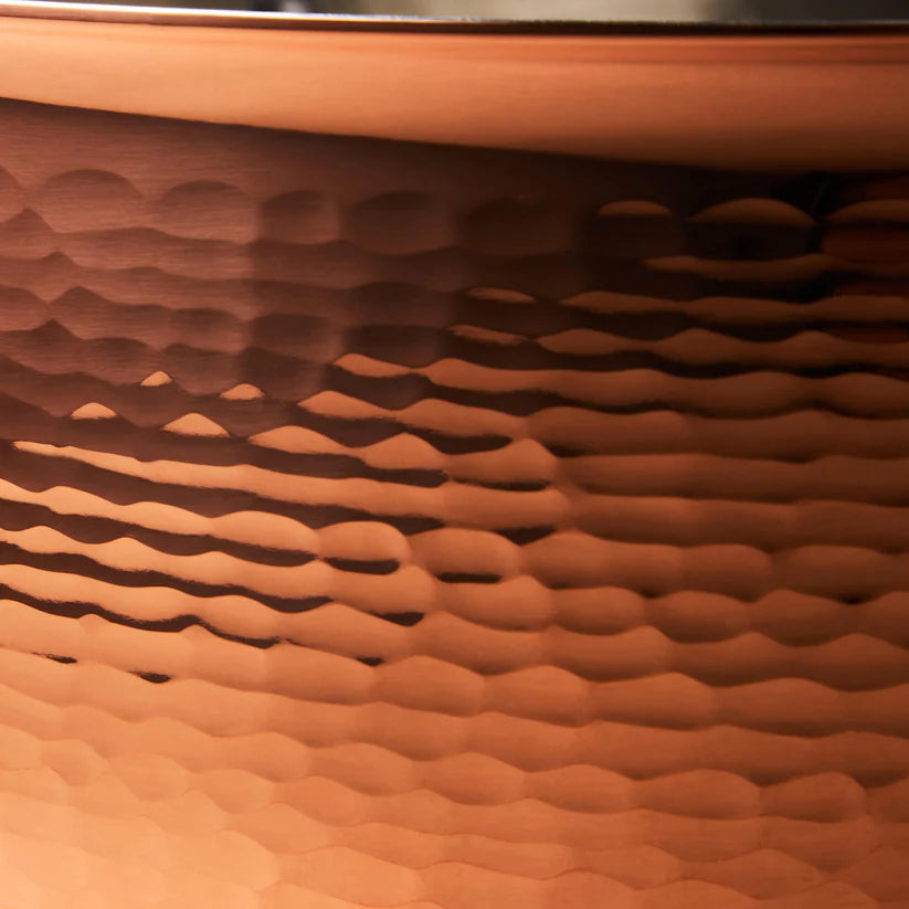 Ruffoni Symphonia Cupra 4 Quart Copper Saute Pan - Premium Italian Cookware for Professional Chefs & Home Cooking, Perfect for Searing, Sauteing & Sauce Making