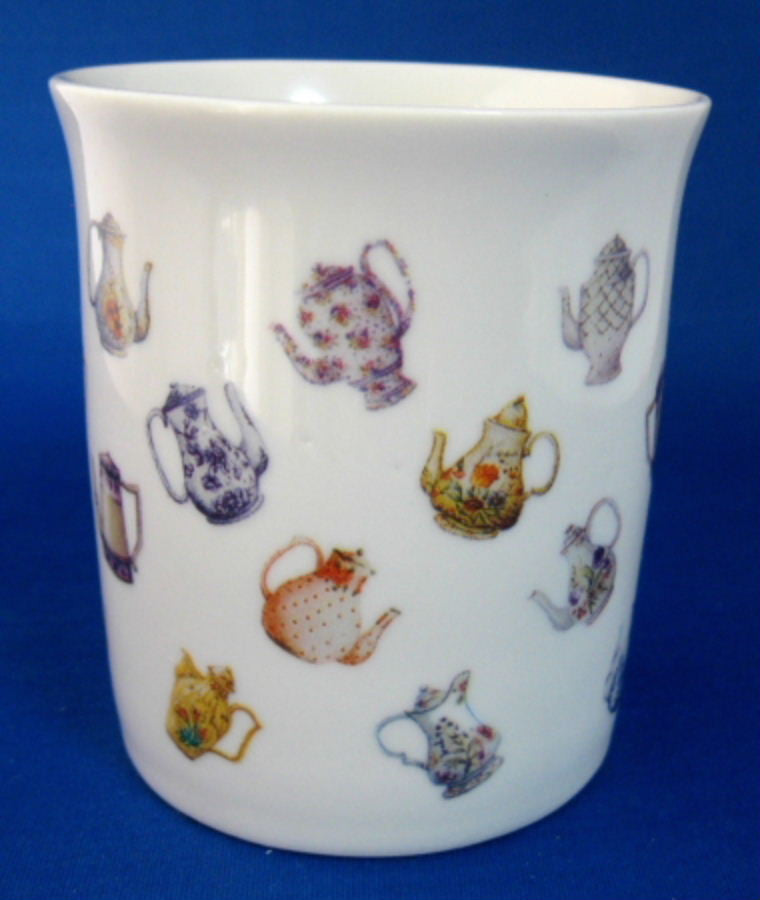 Stylish White Ceramic Mug Teapots & Coffee Pots - Cute Teapot Collection for Tea Lovers, Perfect for Home, Office, and Gift Giving
