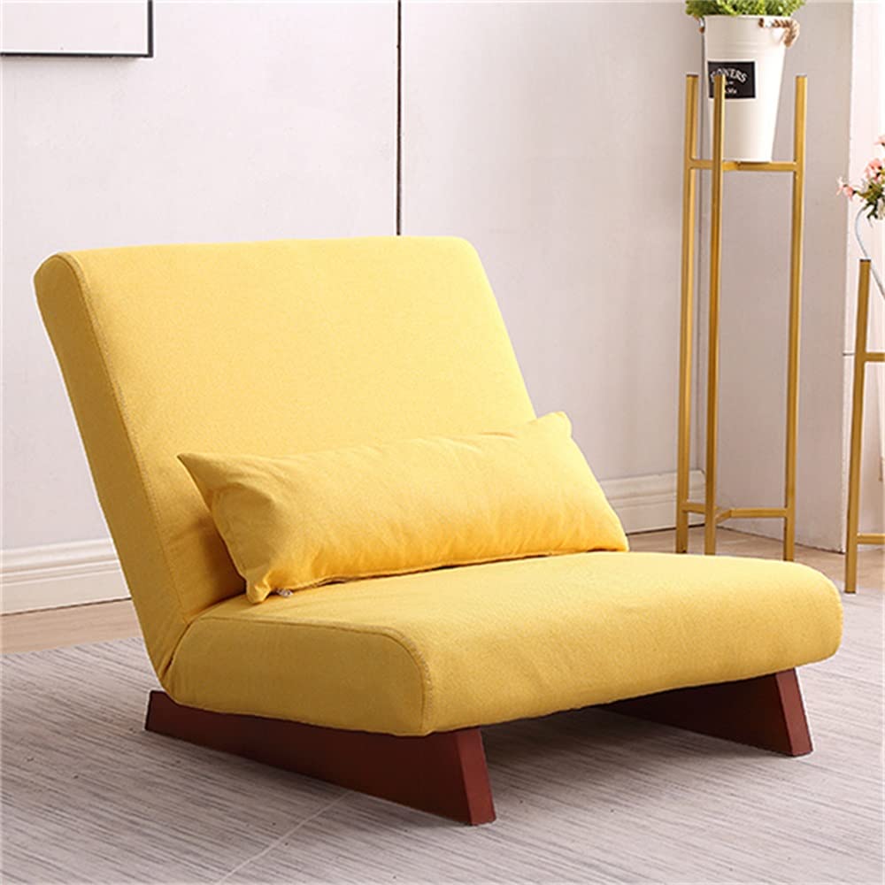 DOUBA Floor Folding Single Sofa Chair Lounge Recliner - Modern Accent Chair for Living Room, Bedroom & Office - Comfortable Seating for Relaxing, Reading & Watching TV