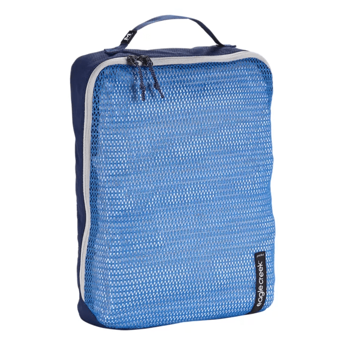 Eagle Creek PACK IT Reveal Cube Small - AZ Blue/Grey - Compact Travel Organizer for Clothes & Accessories - Perfect for Backpacking, Suitcases & Weekend Trips