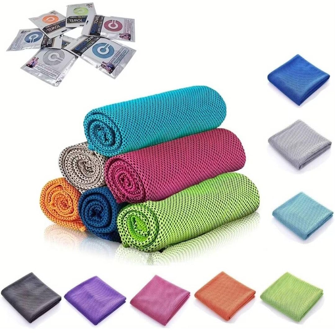 Premium Cooling Towel for Neck - Instant Cooling Microfiber Sports Towel for Yoga, Gym, Running & Outdoor Activities - Stay Cool During Workouts, Hiking, Travel & Hot Weather (1 Pack)