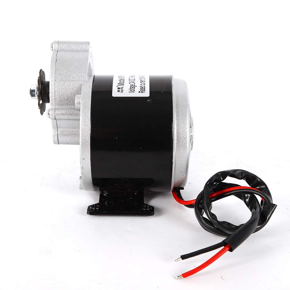 350W 24V DC Geared Motor for Electric Bicycle & Scooter - TBVECHI High Torque Brushed Gear Reduction Motor (Perfect for E-Bike Conversion Kits, DIY Scooters & Power Wheels)
