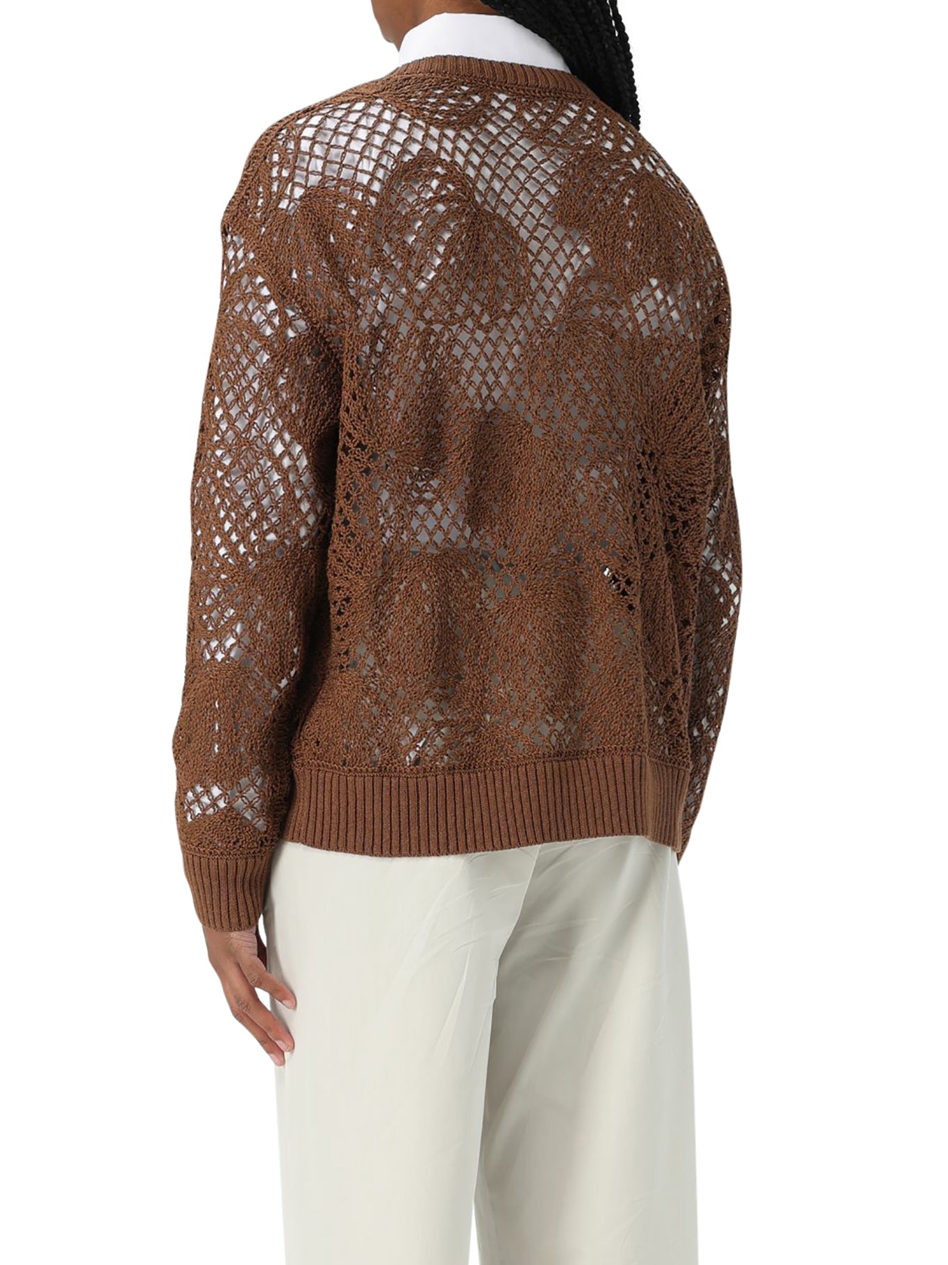 Embroidered Cotton Sweater for Women - Soft & Comfortable Knit Pullover - Casual & Cozy Fall/Winter Fashion - Perfect for Layering, Office Wear & Weekend Outfits