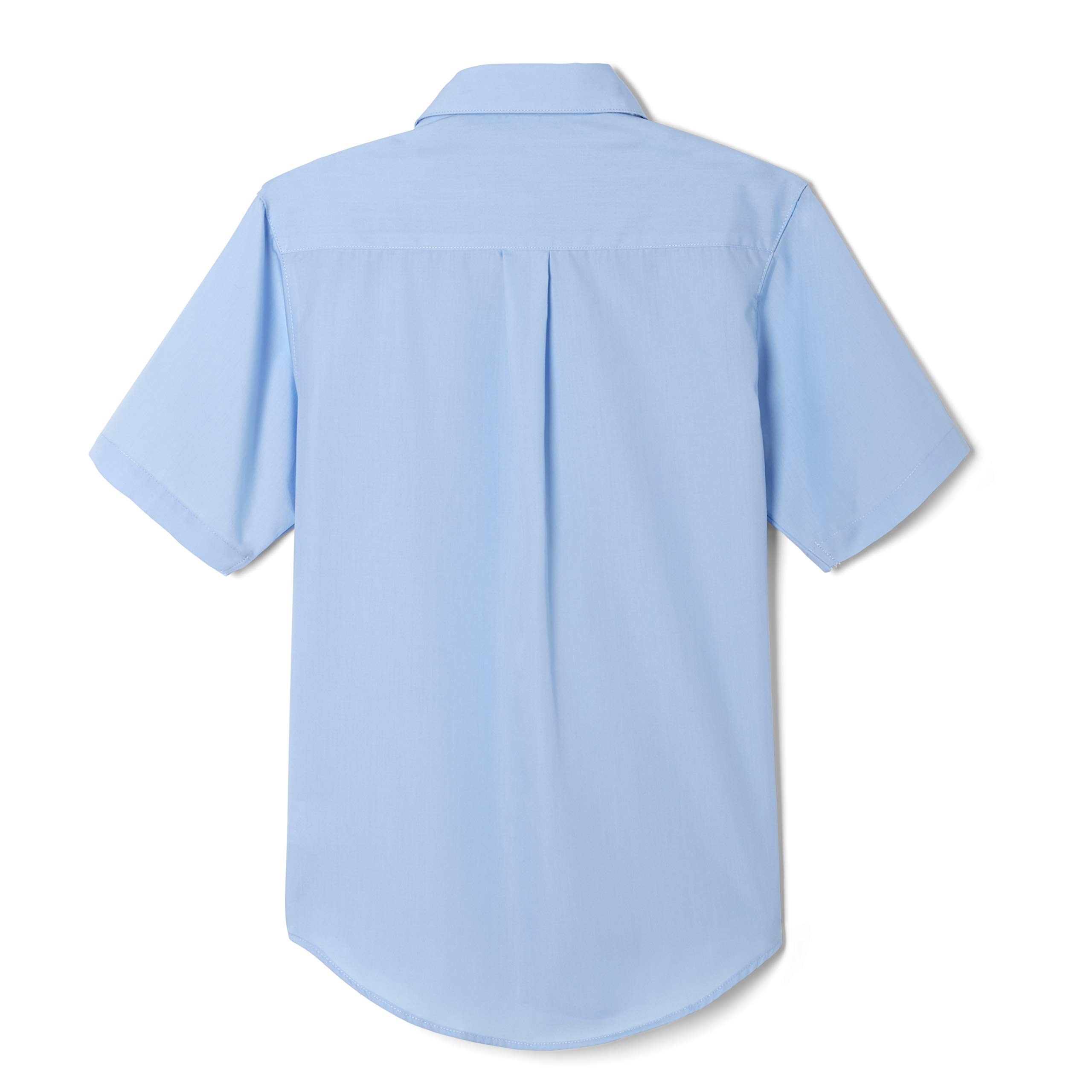 French Toast Boys' Short Sleeve Classic Poplin Dress Shirt for School & Special Occasions - Standard & Husky Fit | Comfortable & Stylish Kids Formal Wear