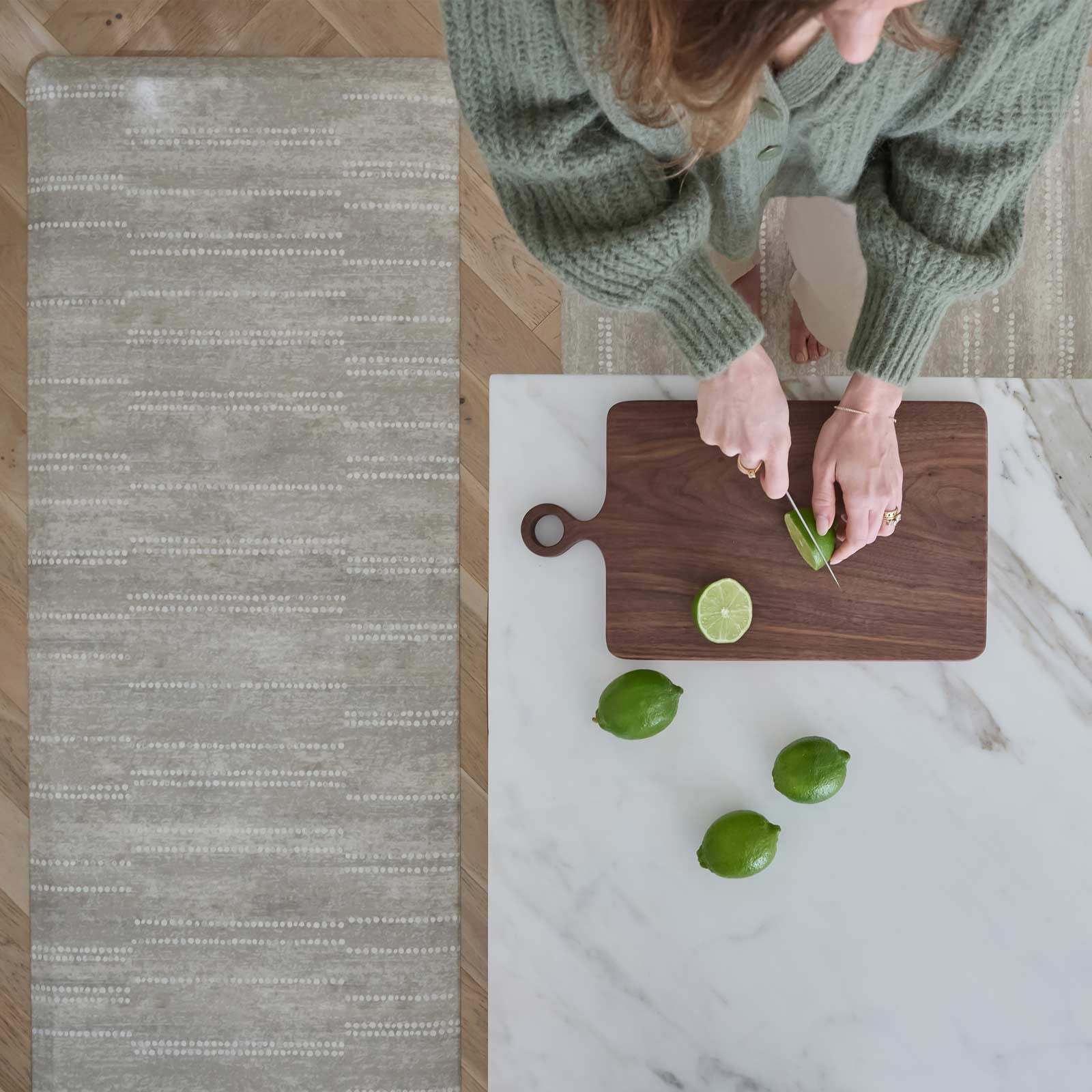 Premium Nama Standing Mat - Ergonomic Anti-Fatigue Floor Mat for Work & Home - Aspen Design - Comfortable Support for Standing Desks, Kitchen, Office & Workstations