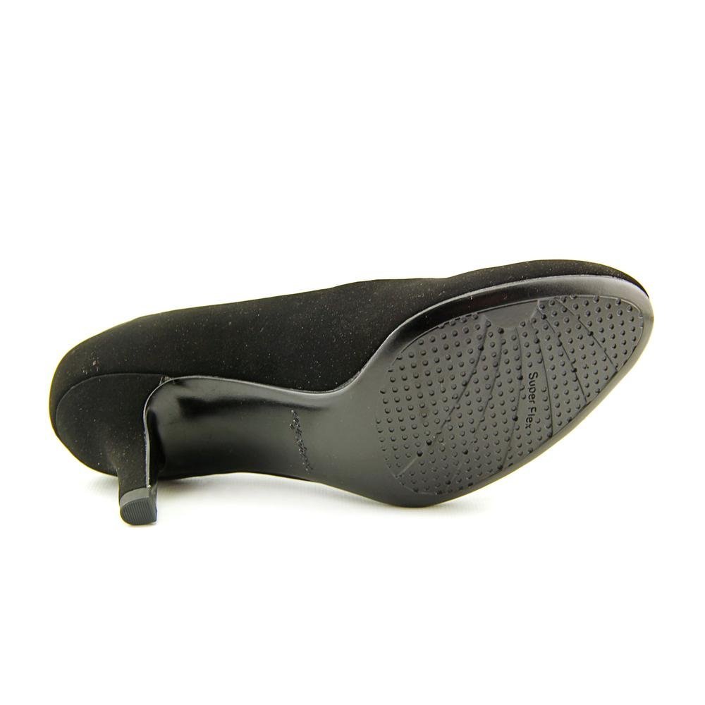 Easy Street Passion Women's Dress Pumps - Size 9 N - Black Suede Heels for Work, Office & Formal Occasions