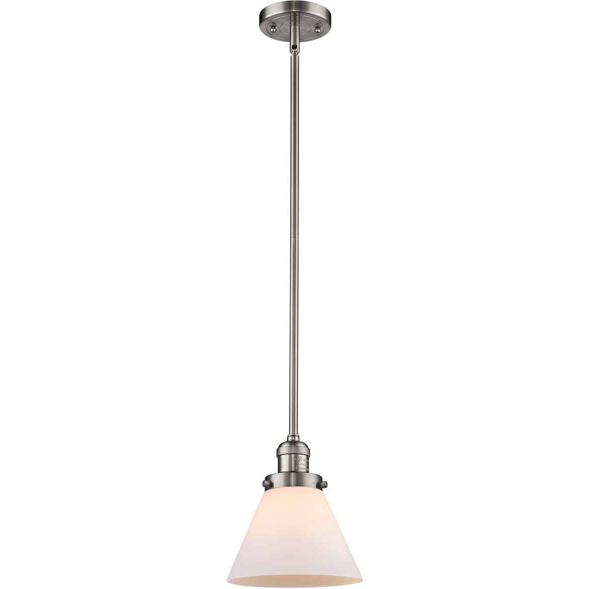 Innovations INNO201S-SN-G41-LED Mini Pendant Light - Brushed Satin Nickel Finish, Modern LED Lighting for Kitchen Island, Dining Room & Bedroom Decor