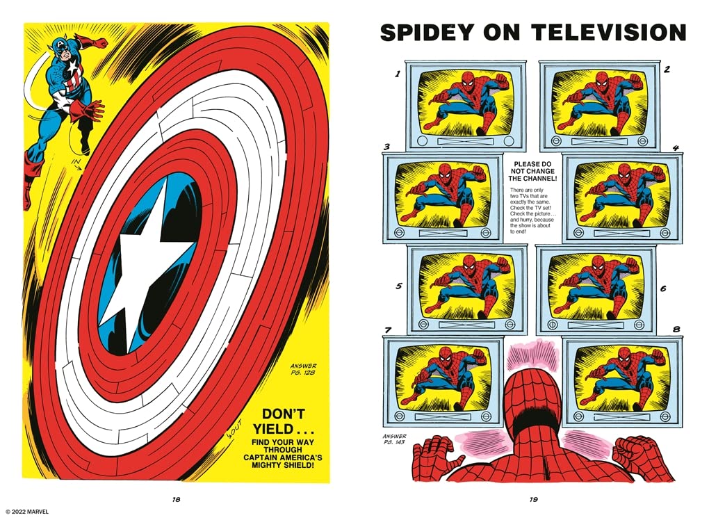 Marvel Big Book of Fun and Games - 300+ Activities, Puzzles & Coloring for Kids | Superhero Adventure Activity Book for Children Ages 6-12 | Perfect for Travel, Birthday Gifts & Rainy Day Entertainment