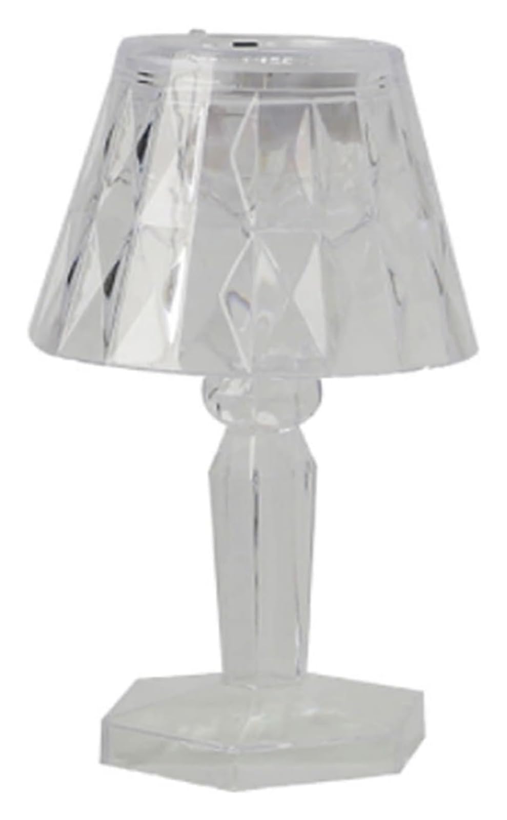 BytheM Crystal LED Table Lamp - Modern Desk Lamp & Night Light for Bedroom, Office, Living Room - Perfect for Reading, Working, and Relaxing