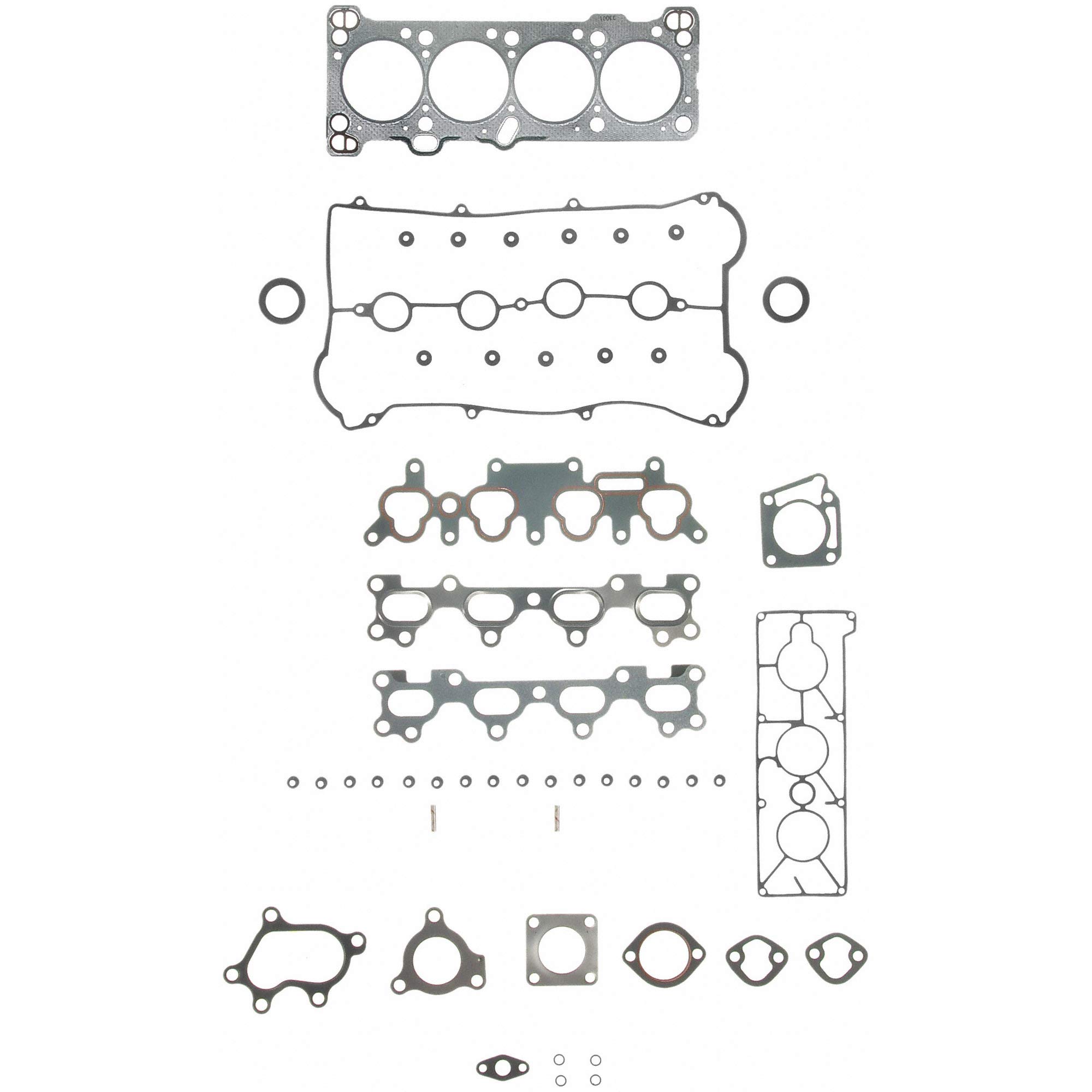 FEL-PRO HS 9691 PT-2 Head Gasket Set - Compatible with Chevy, Ford, Dodge Engines - High Performance Engine Seal Kit for Automotive Repair & Maintenance
