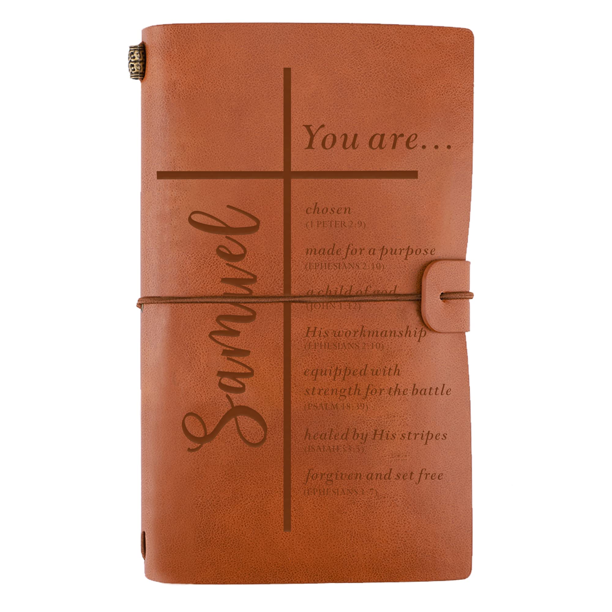 Personalized Christian Journal for Men & Women - Custom Religious Retirement Gift, Unique Inspirational Bible Gift for Friends, Birthday Present for Daughter or Son - Perfect for Daily Devotion, Prayer & Scripture Reflection