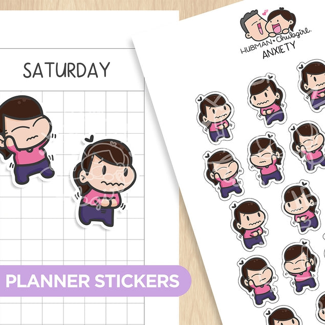 Anxiety Relief Planner Stickers - Self Care Stickers for Journaling, Bullet Journal, and Mental Health Organization | Perfect for Daily Planning, Stress Management, and Emotional Wellness