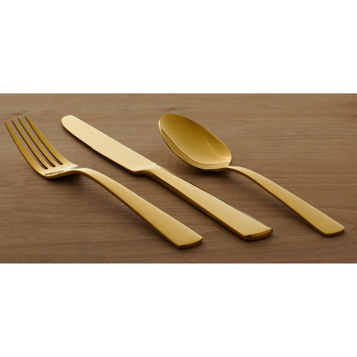 Aptitude Gold 20-Piece Flatware Set - Stainless Steel Silverware Set for 4, Elegant Dinnerware Cutlery Set for Wedding, Holiday, and Everyday Dining