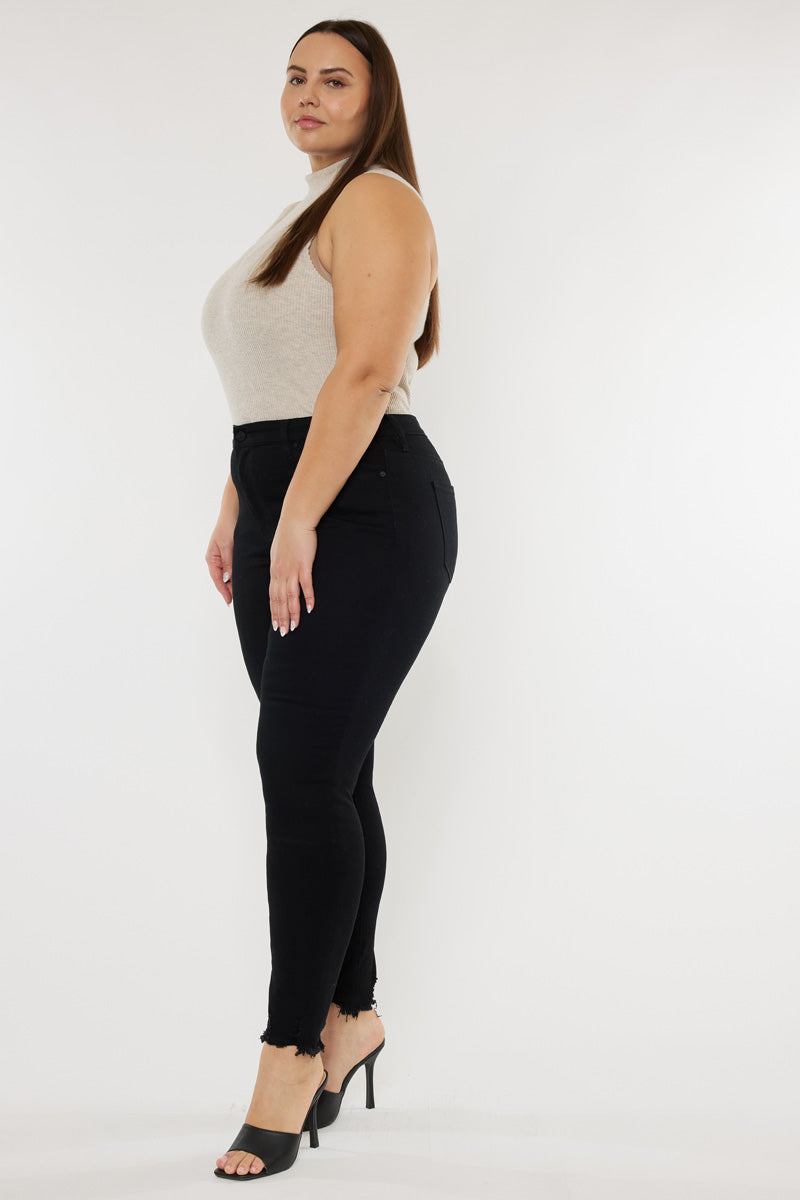 Journey Ultra High Rise Ankle Skinny Jeans for Women - Plus Size 14-24, Stretch Denim, Comfort Fit - Perfect for Casual Wear, Date Night & Office Outfits
