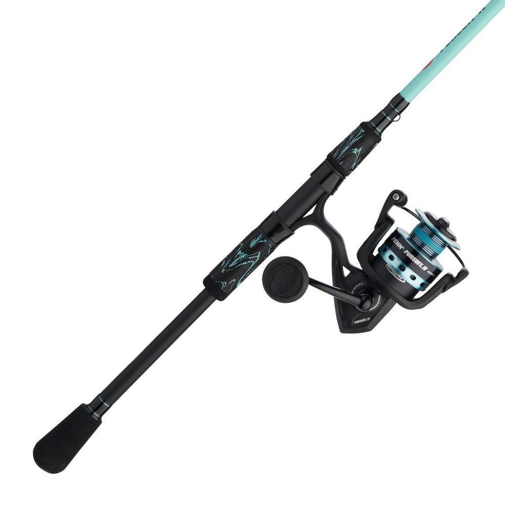 Penn Pursuit IV LE Spinning Combos - Lightweight Saltwater Fishing Rod and Reel Combo for Surf, Pier & Boat Fishing | Durable Graphite Construction | Smooth Ball Bearing System | Perfect for Inshore & Offshore Anglers