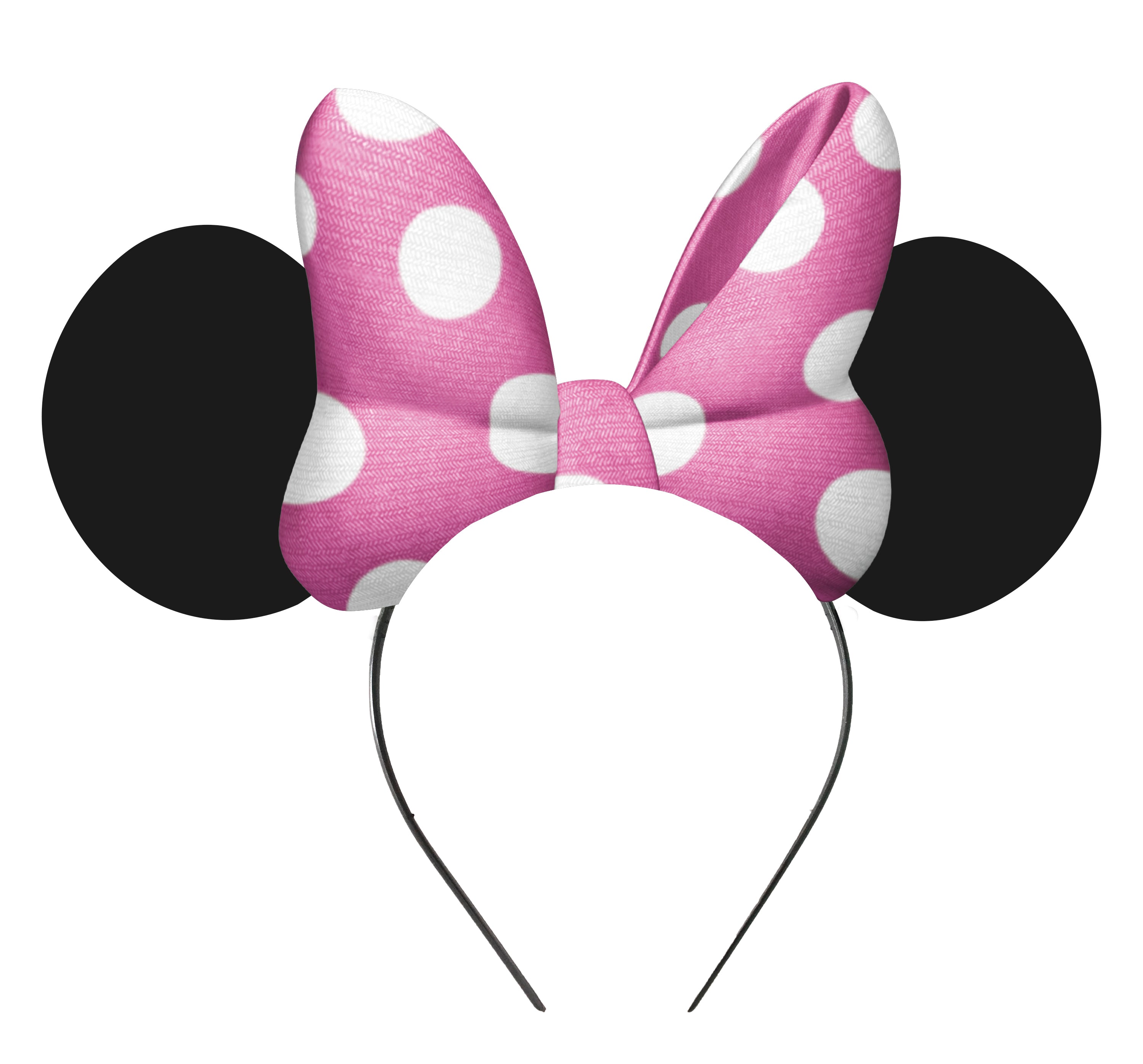 Disney Minnie Mouse Iconic Paper Ear Headband 4-Pack | Perfect for Disney Theme Parks, Cosplay, and Birthday Parties