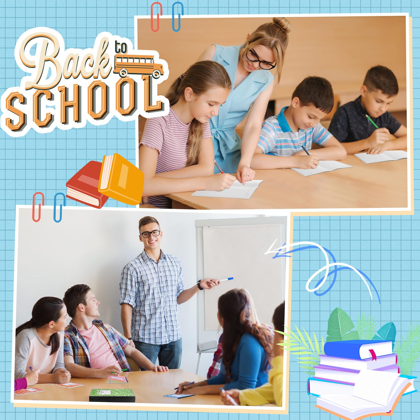 Fainne A5 Composition Notebooks Bulk - 100 Pack Wide Ruled College Notebooks with Marble Covers for Students, Classroom & Office Supplies (Light Color) - Perfect for School, Work, Journaling & Note Taking