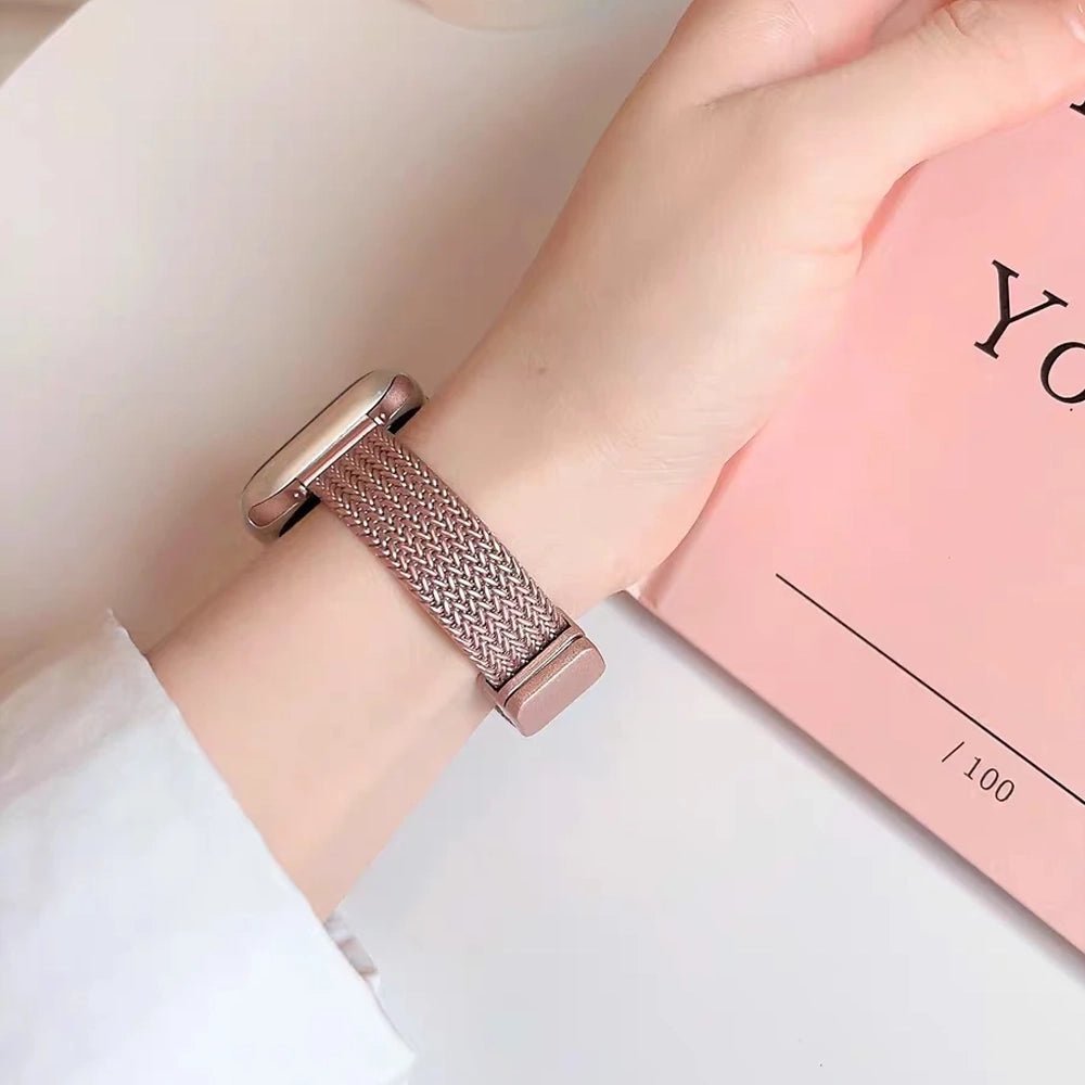 Slim Stainless Steel Apple Watch Band for Women - Elegant & Durable Replacement Strap - Perfect for Workouts, Office & Everyday Wear