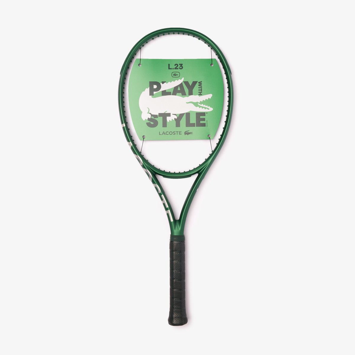 Lacoste L23 Tennis Racquet - Premium Carbon Fiber Tennis Racket for Men & Women | Professional & Recreational Play | Ideal for Court Training & Competitive Matches