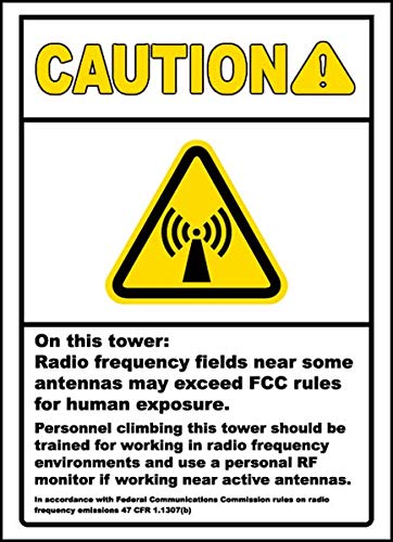 Vinyl Safety & Warning Stickers Bundle - 6 Pack (3.5