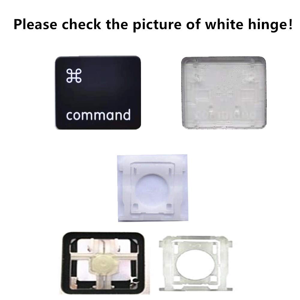 Original Replacement Right Command Key Cap & Hinge for MacBook Pro A1425 A1502 A1398 & MacBook Air A1369 A1466 - Fix Broken Keyboard Keys for Easy Typing & Productivity