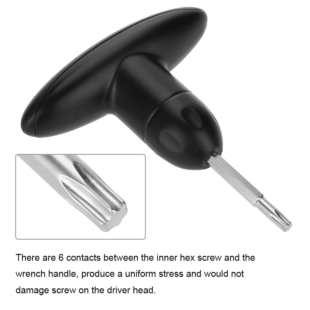 VGEBY Golf Wrench Tool - Adjustable Torque Wrench for Golf Driver Shaft & Cleat Removal | Perfect for Club Repair, Maintenance & Equipment Adjustment on the Course