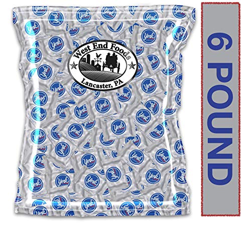 York Peppermint Patties Bulk - 6lb Bag of Mint Chocolate Candy for Baking, Party Favors & Holiday Treats | Individually Wrapped Chocolate Mints for Office, Gifts & Desserts
