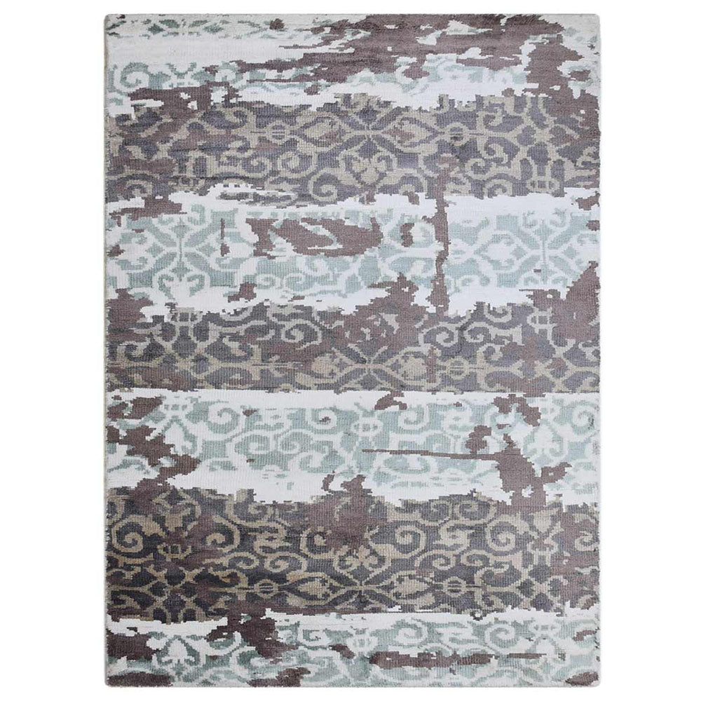 Handmade Hypnotic Eastern Hand Knotted Rug - Boho Chic Area Rug for Living Room, Bedroom & Home Decor