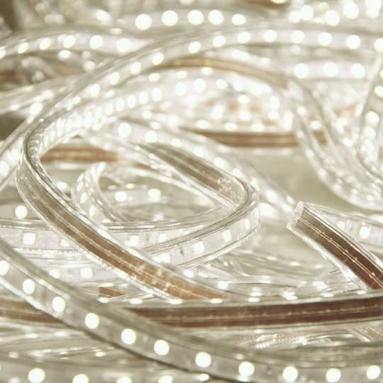 120V LED Strip Lights 4000K Natural White - Flexible Custom Length Cutting for Home, Office, and Commercial Lighting