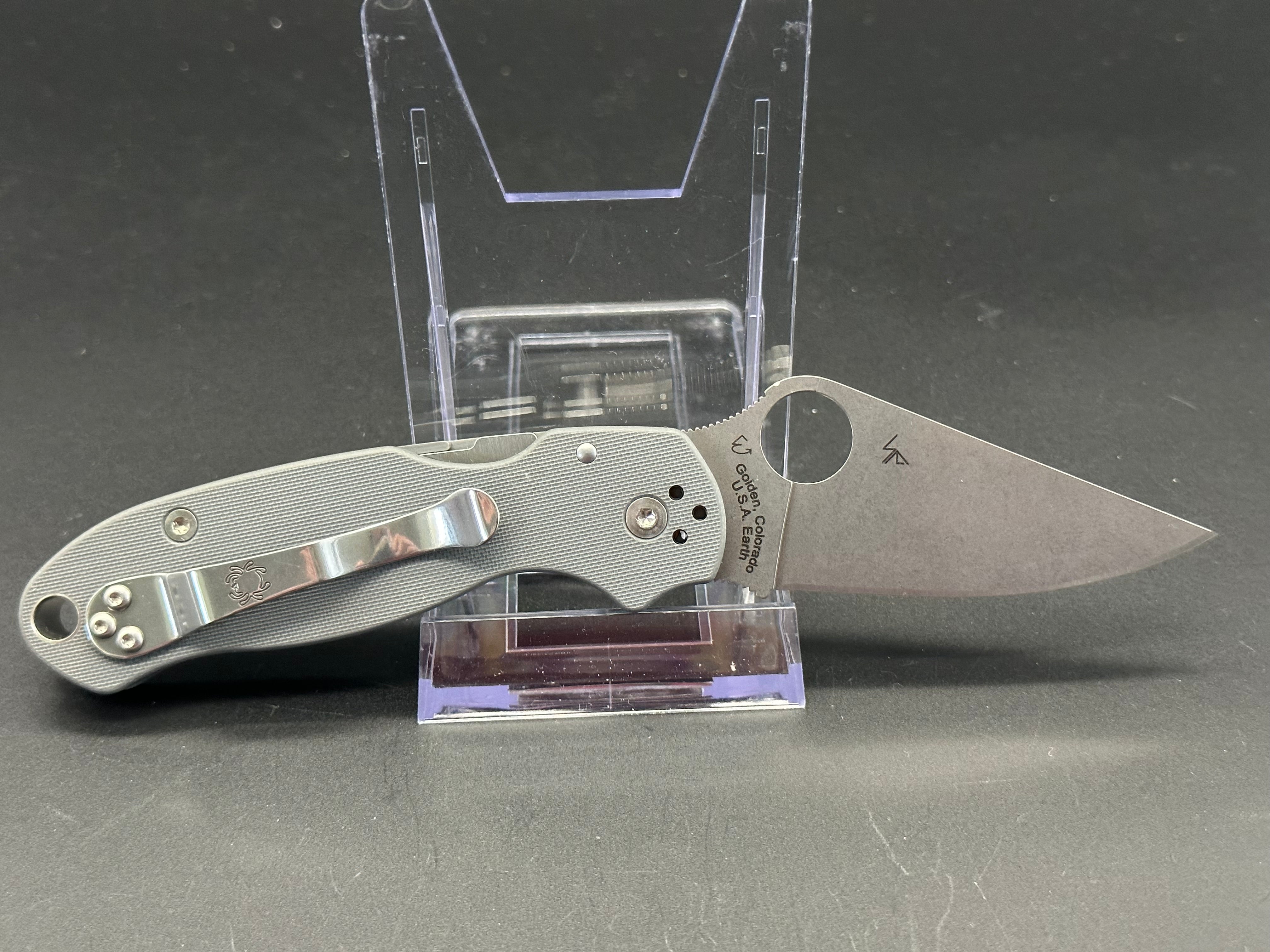 Spyderco Para 3 Maxamet Folding Knife - Factory Second | Premium EDC Pocket Knife for Outdoor, Camping & Everyday Carry