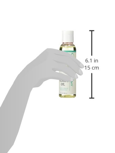 Oils of Aloha - Pure Hawaiian Kukui Nut Oil with Tropical Breeze Fragrance, 4 oz - Natural Moisturizer for Skin & Hair Care, Massage & Aromatherapy