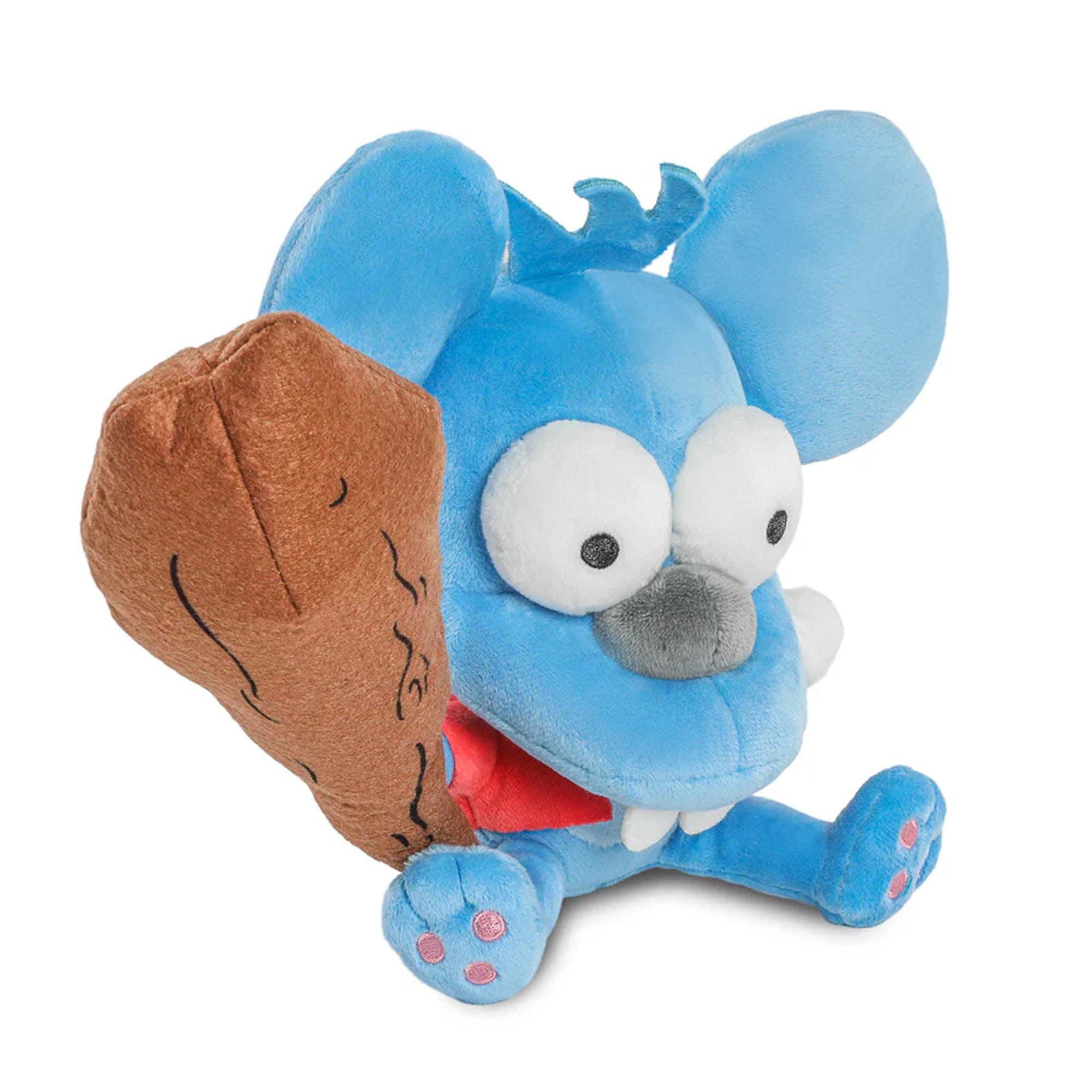 Kidrobot The Simpsons Itchy Interactive Plush Toy - Soft & Huggable Cartoon Character Stuffed Animal for Kids & Collectors | Perfect for Gifts, Bedroom Decor, and Simpson Fan Collections